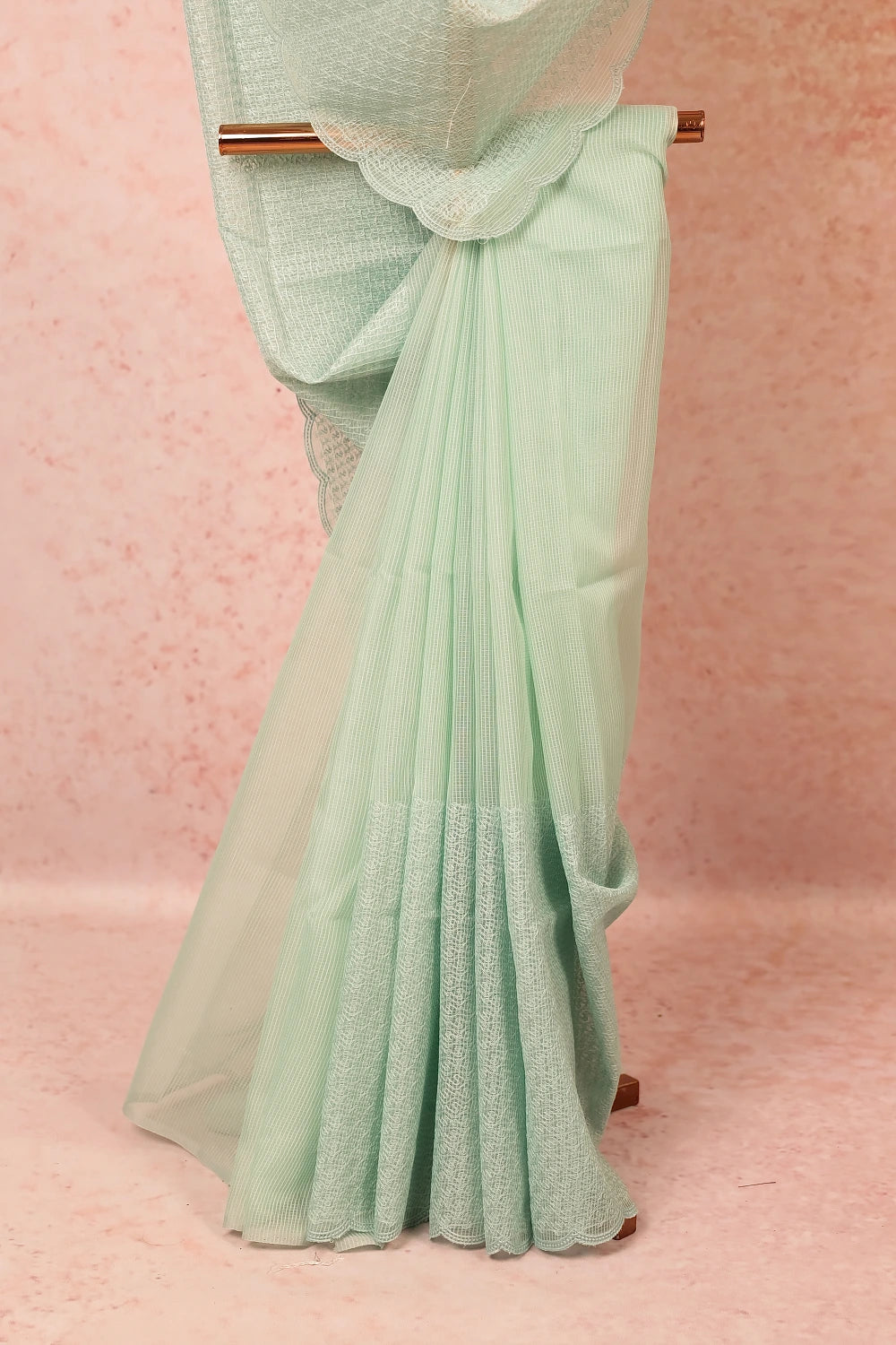 Light Green Net Kota Saree