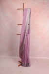 Light Lavender Georgette Chiffon Saree