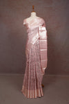 Light Peach Kancheepuram Silk Saree - Seematti