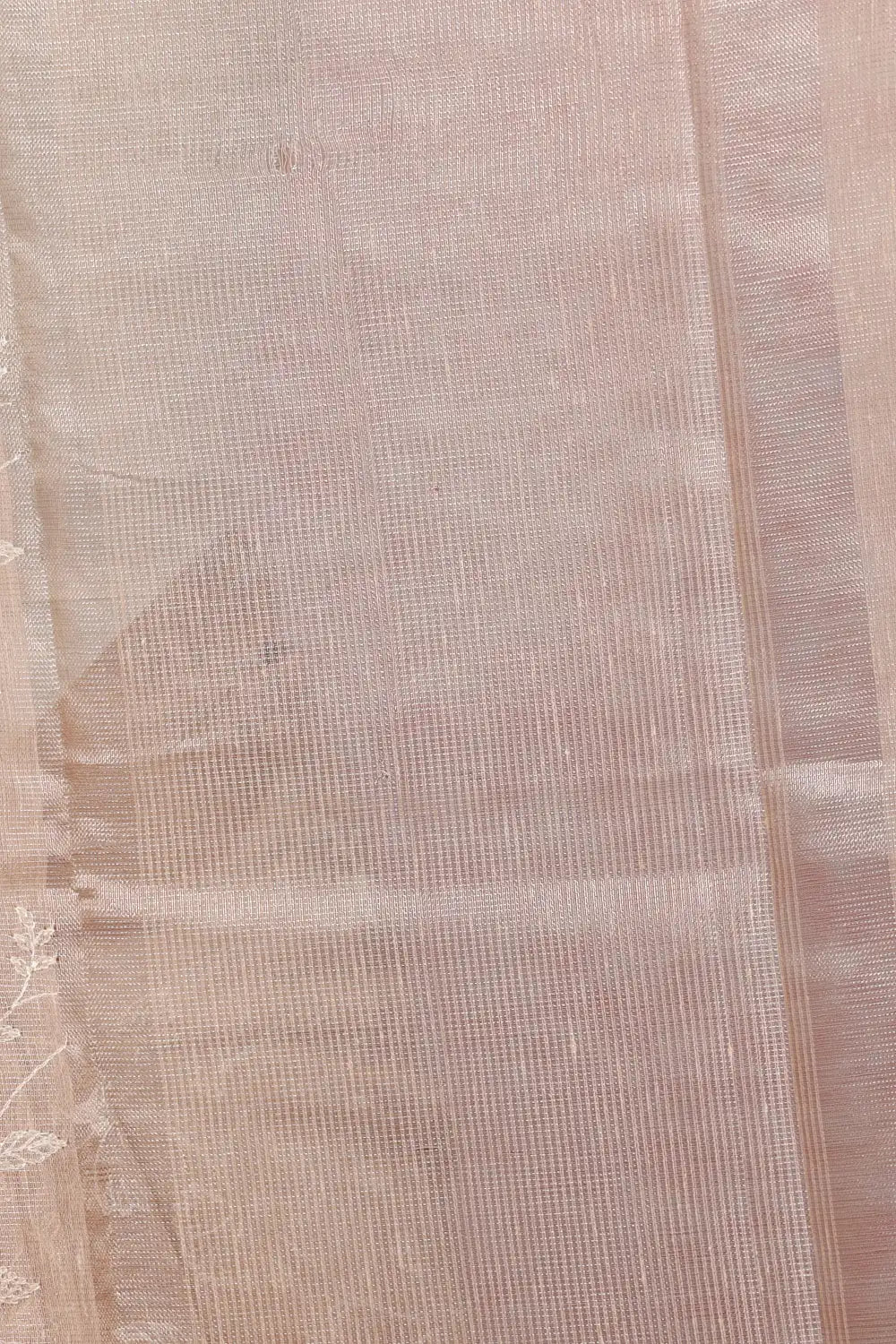 Light Peach Net Kota Saree - Seematti