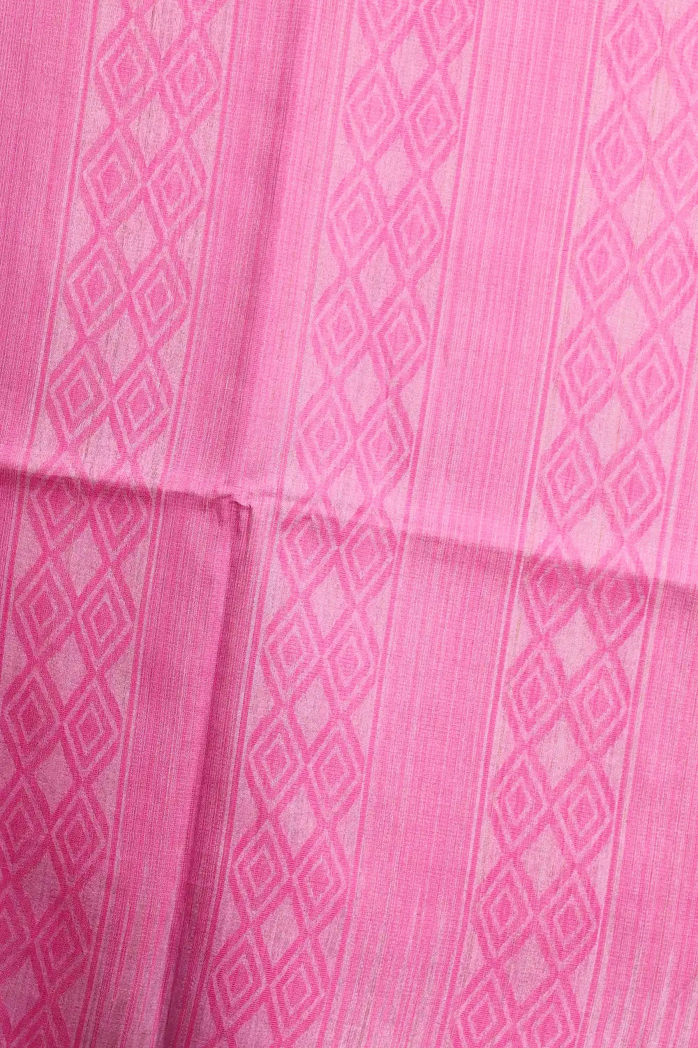Light Pink Semi Jute Saree