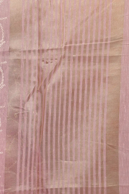Light Pink Silky Kota Saree
