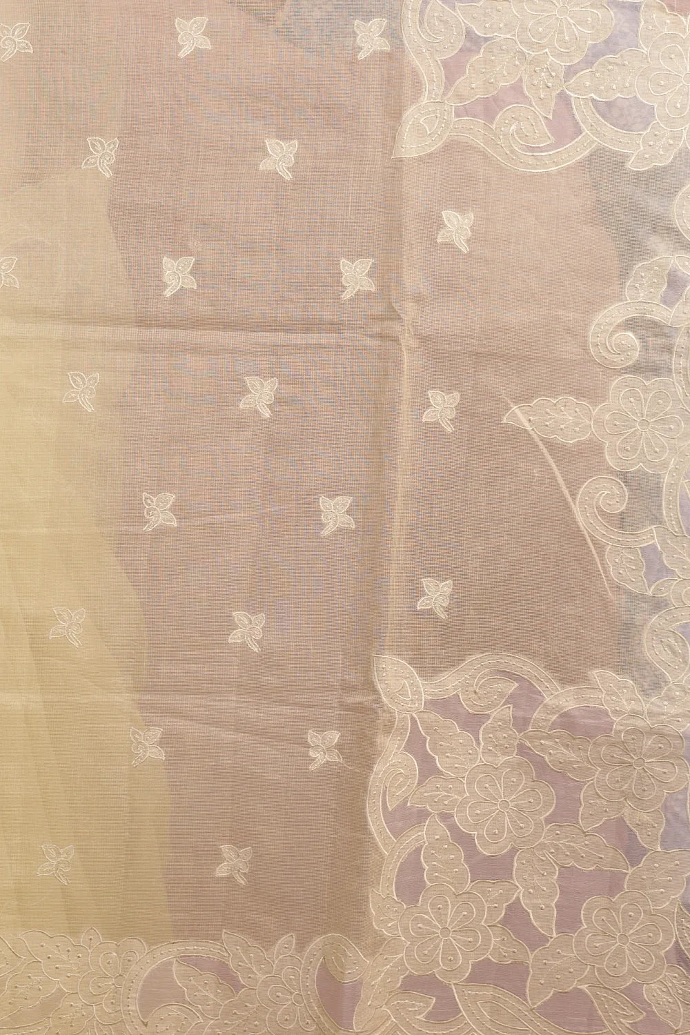 Light Pista Green Net Kota Saree