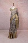 Light Purple Linen Cotton Saree - Seematti