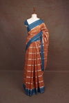 Light Rust Colour Semi Tussar Saree - Seematti