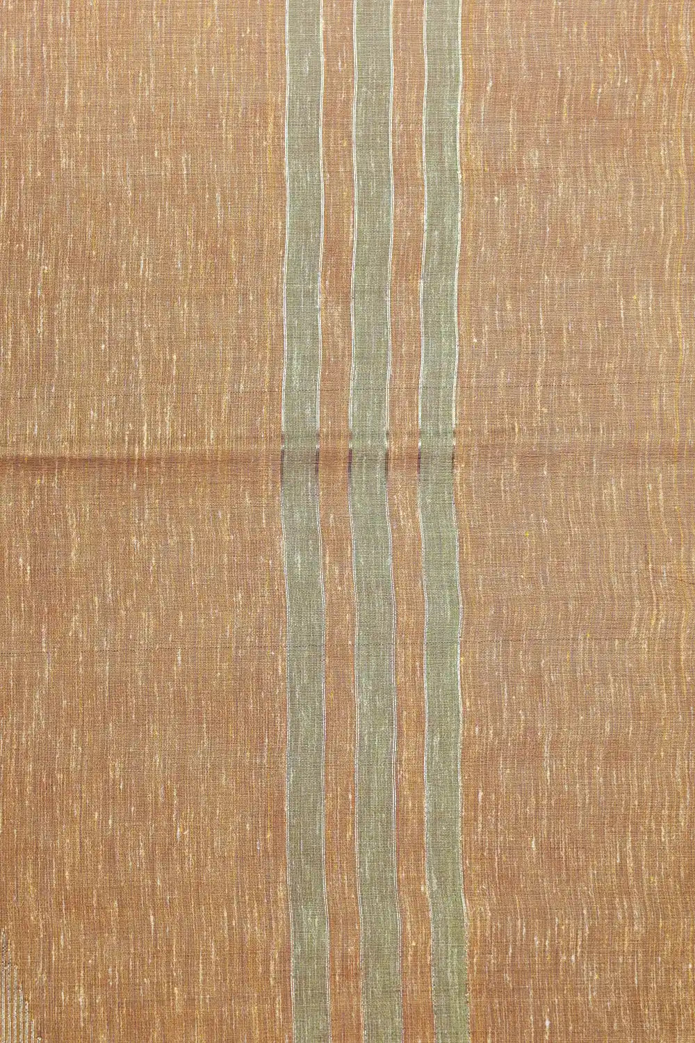 Light Taupe Semi Jute Saree - Seematti