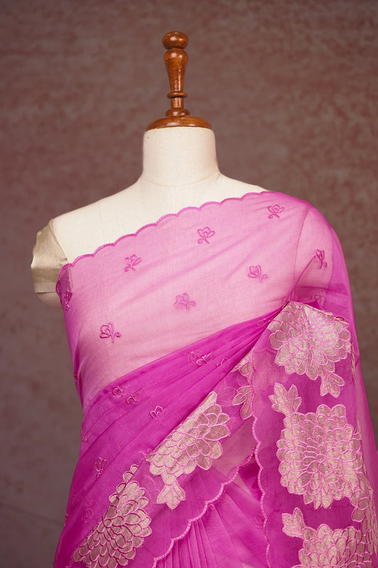 Light Vadamulla Colour Organza Saree