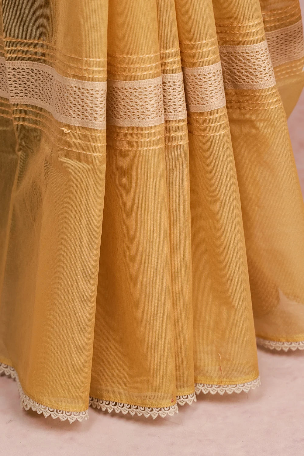 Light Yellow Kota Saree