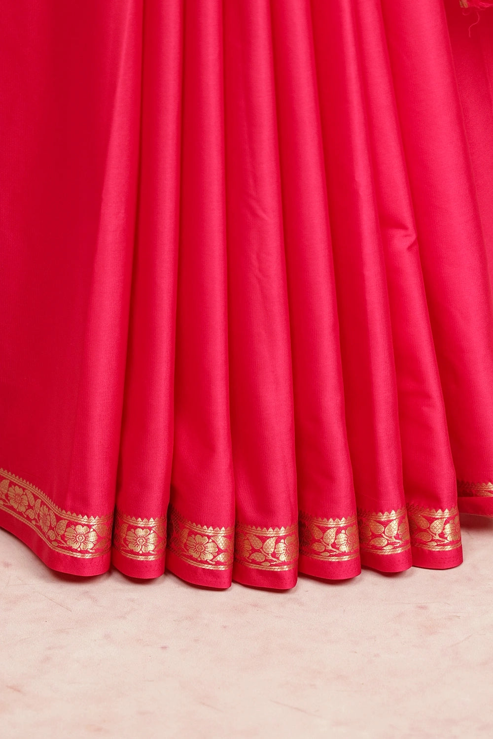 Magenta Chiffon Saree