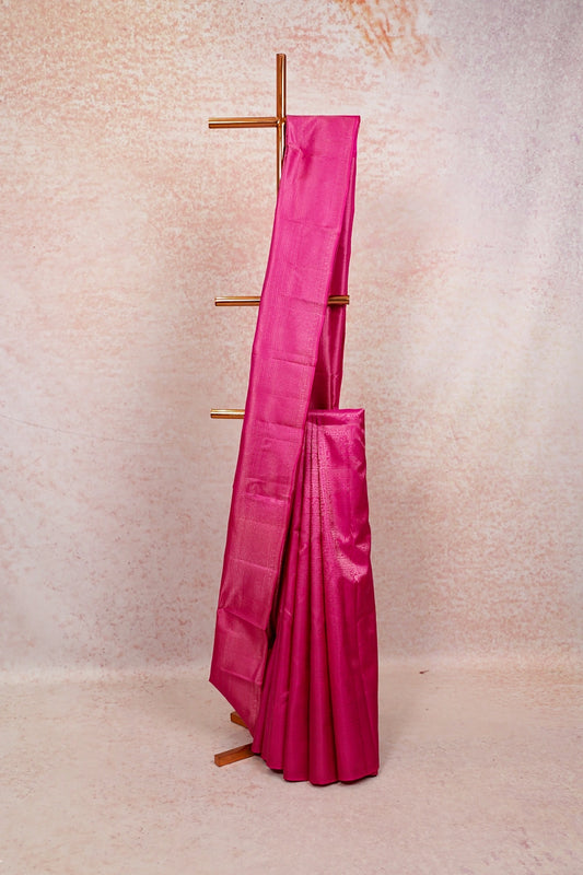Magenta Kancheepuram Silk Saree - Seematti