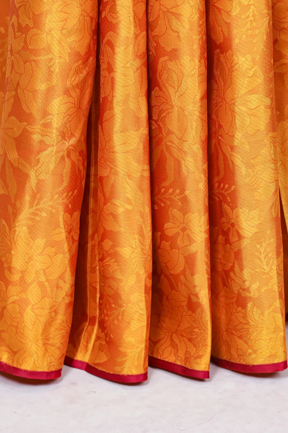 Mango Yellow Color Kancheepuram Silk Saree - Seematti