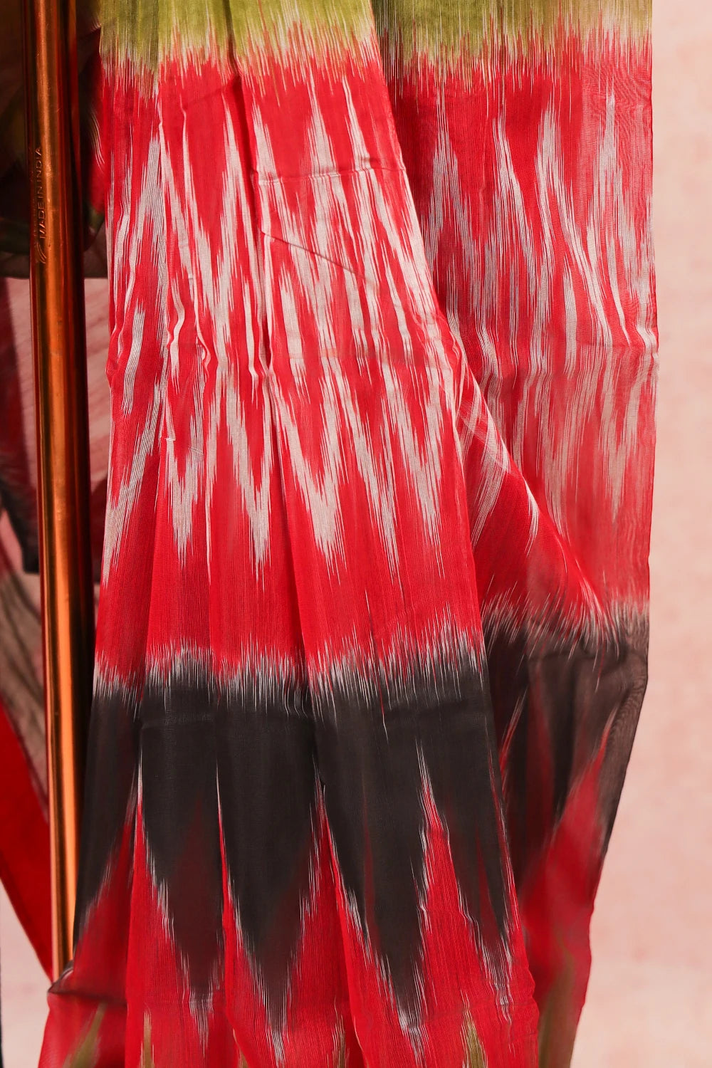 Maroon Cotton Silk Saree