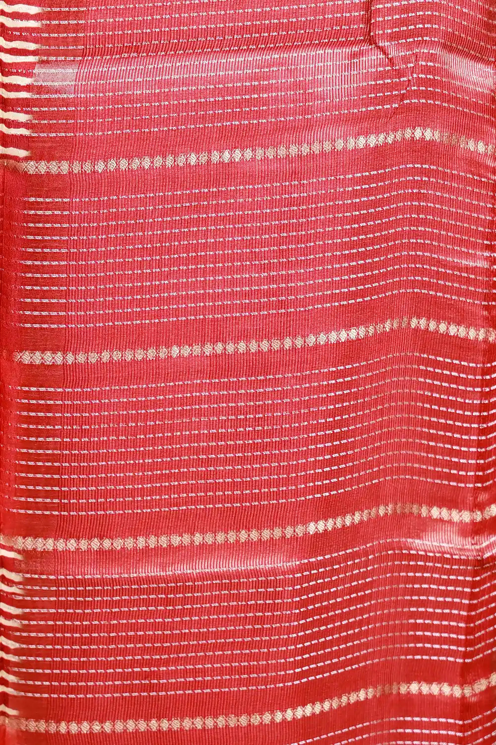 Maroon Red Semi Silk Saree
