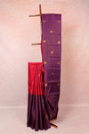 Maroon Traditional Kancheepuram Silk Saree