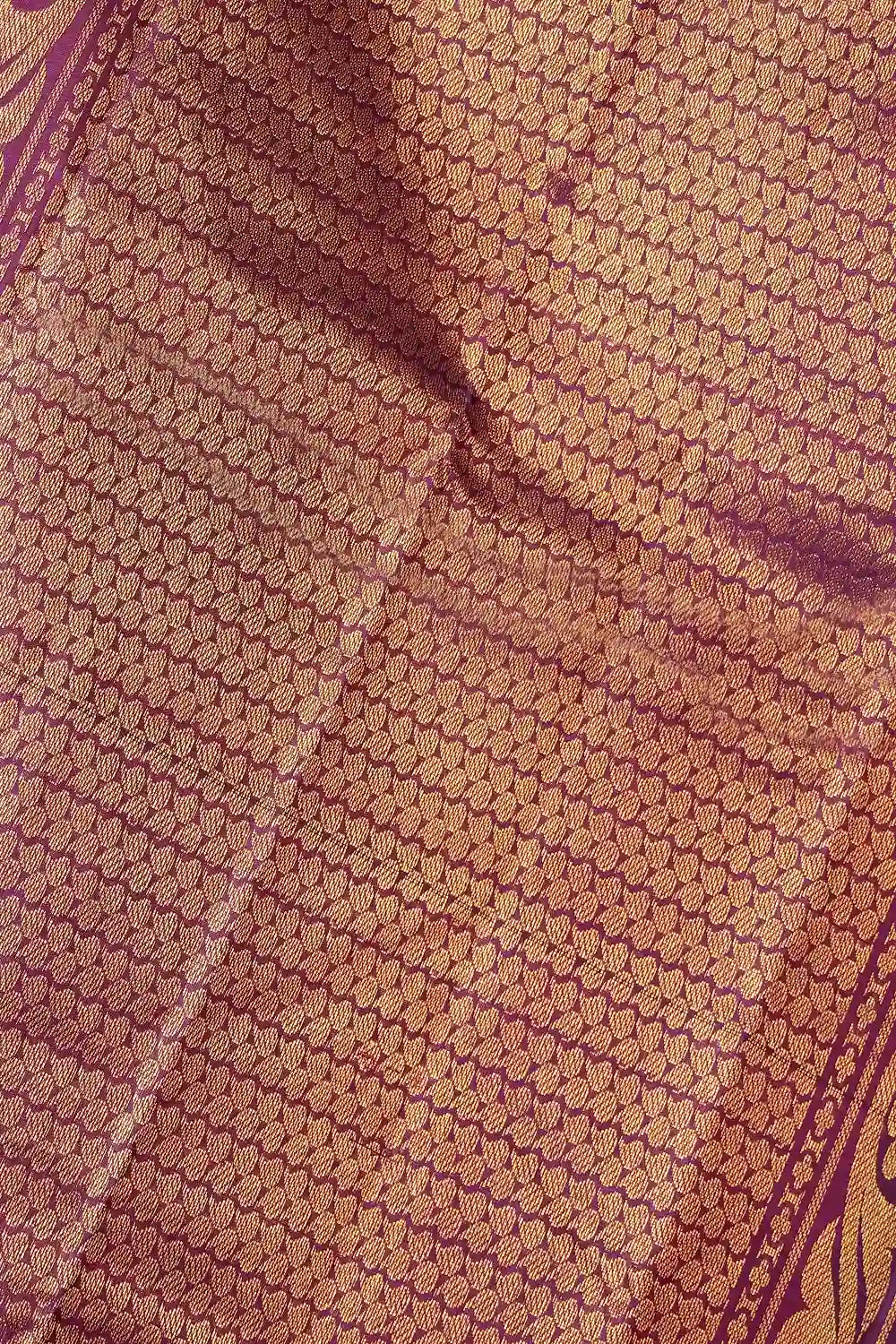 Maroon Traditional Kancheepuram Silk Saree
