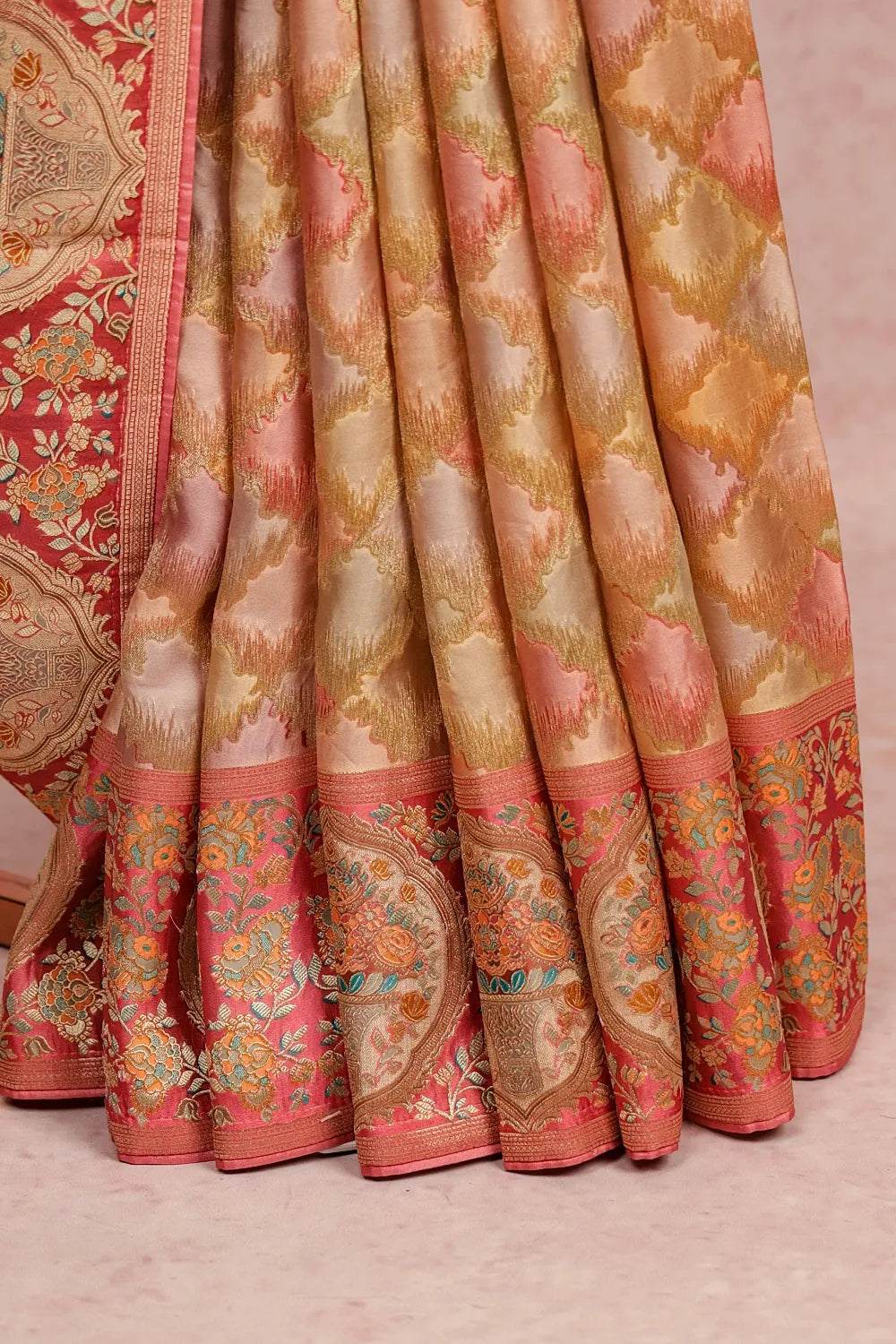 Multi Color Banarasi Georgette Saree