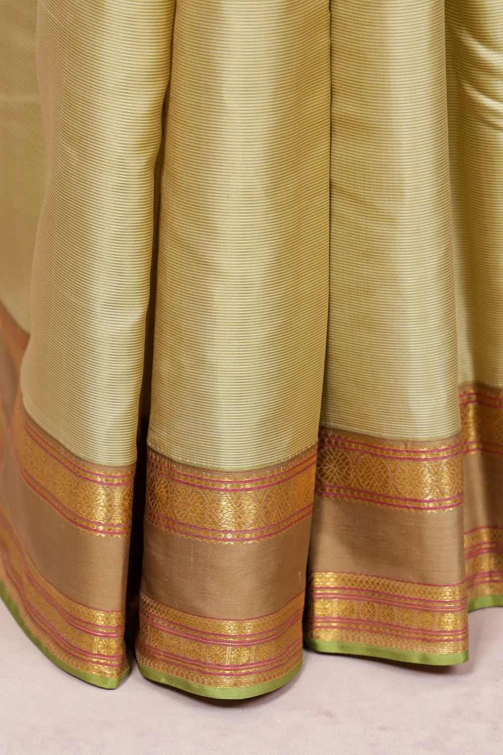 Multi Color Kancheepuram Silk Saree - Seematti