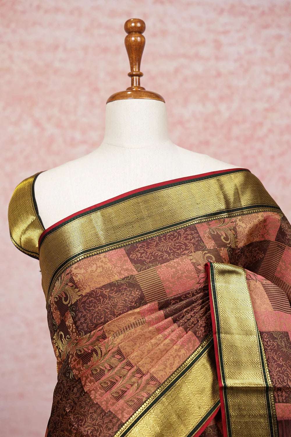Multi Color Kancheepuram Silk Saree - Seematti