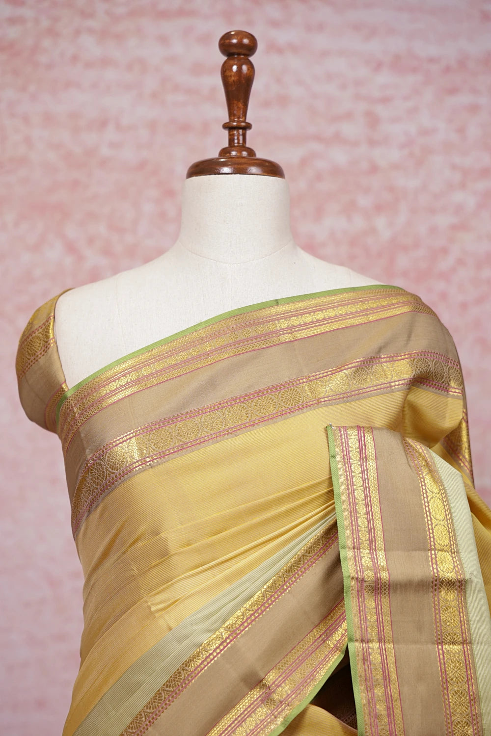 Multi Color Kancheepuram Silk Saree - Seematti