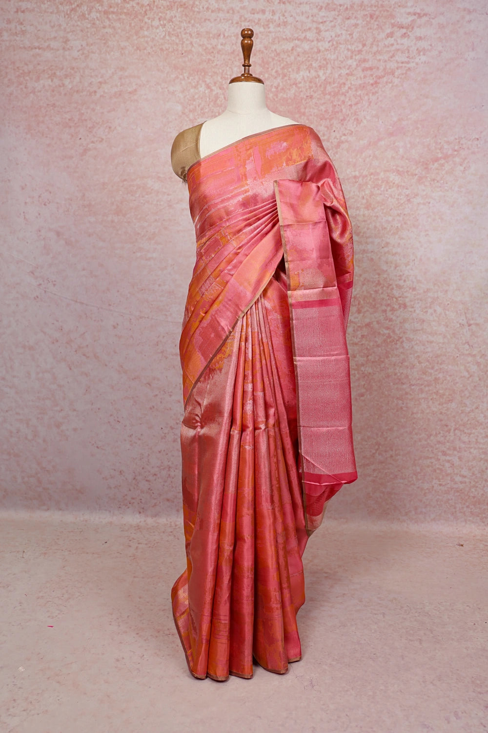 Multi Color Kancheepuram Silk Saree - Seematti