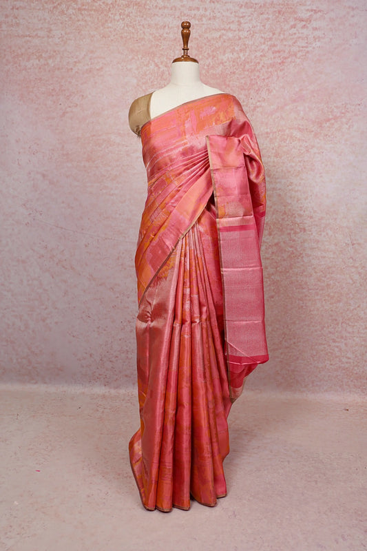 Multi Color Kancheepuram Silk Saree - Seematti