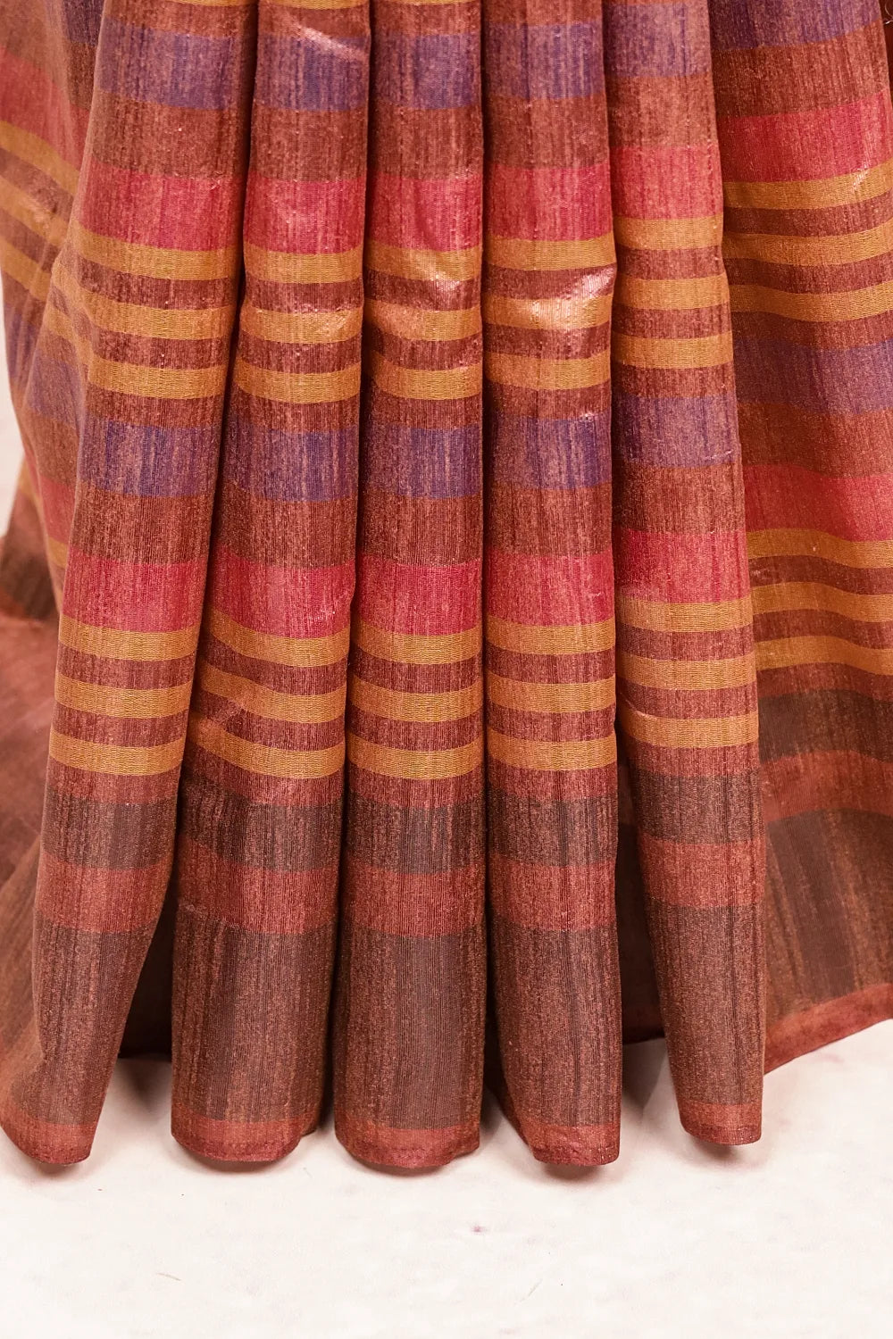 Multi Color Semi Banarasi Saree