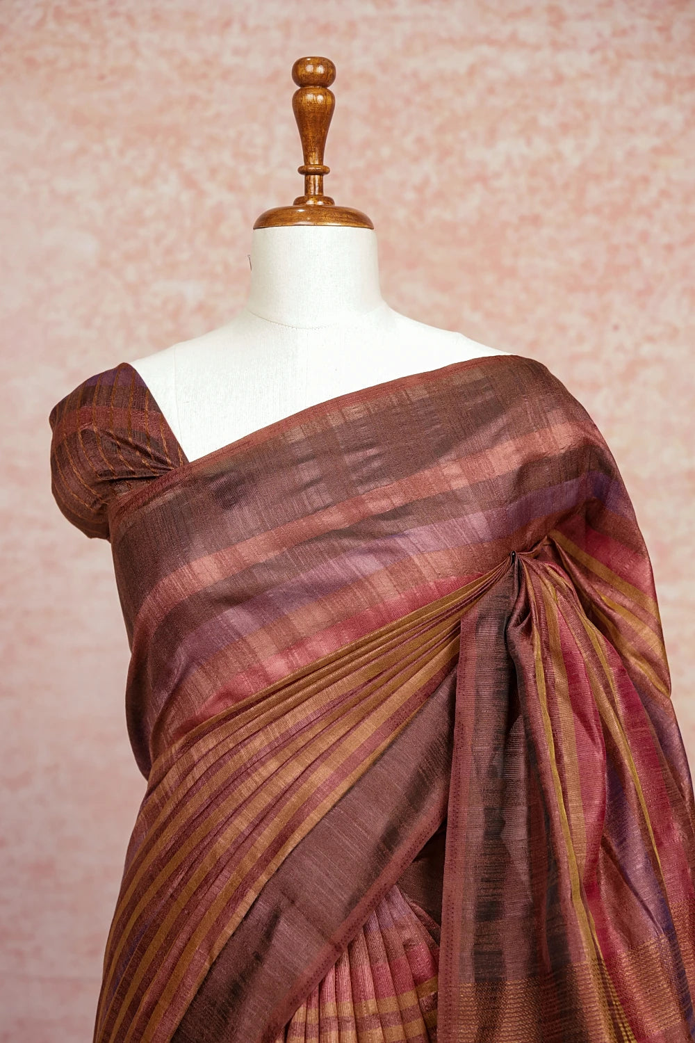 Multi Color Semi Banarasi Saree