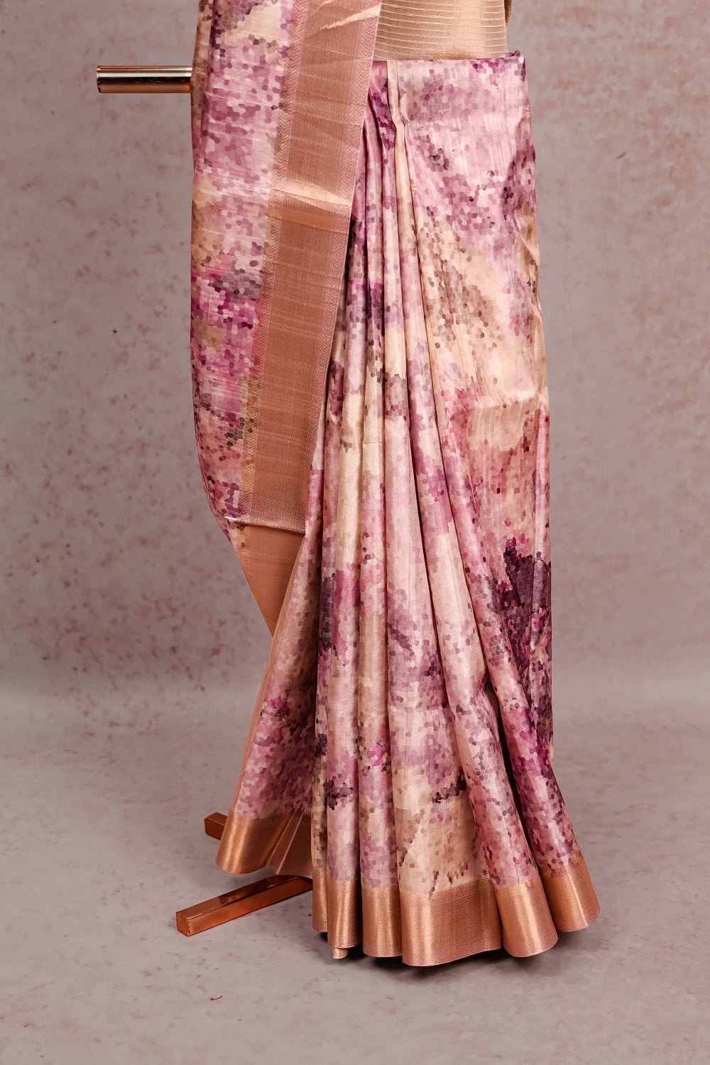 Multi Color Semi Jute Saree