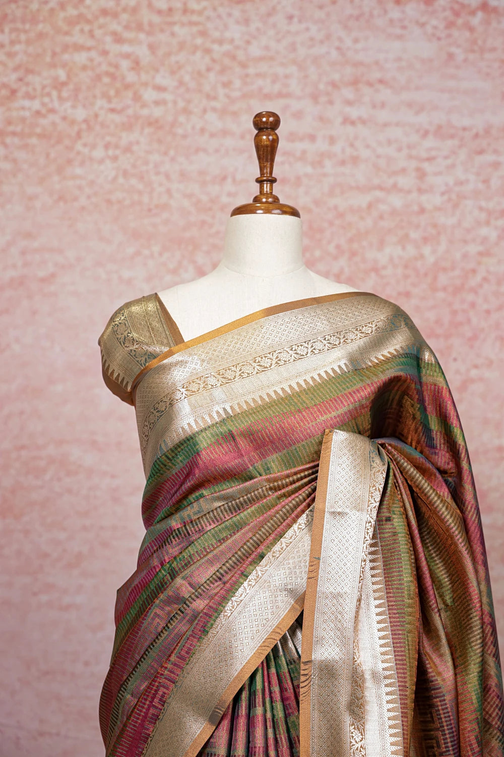 Multi Color Tissue Saree - Seematti