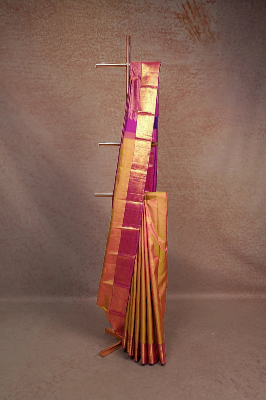 Multi Colour Kancheepuram Silk Saree