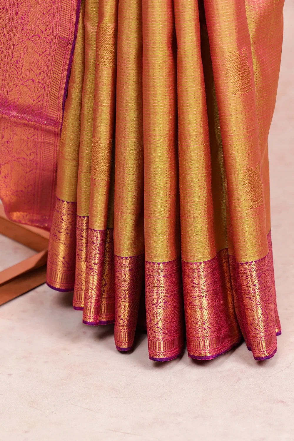 Multi Colour Kancheepuram Silk Saree