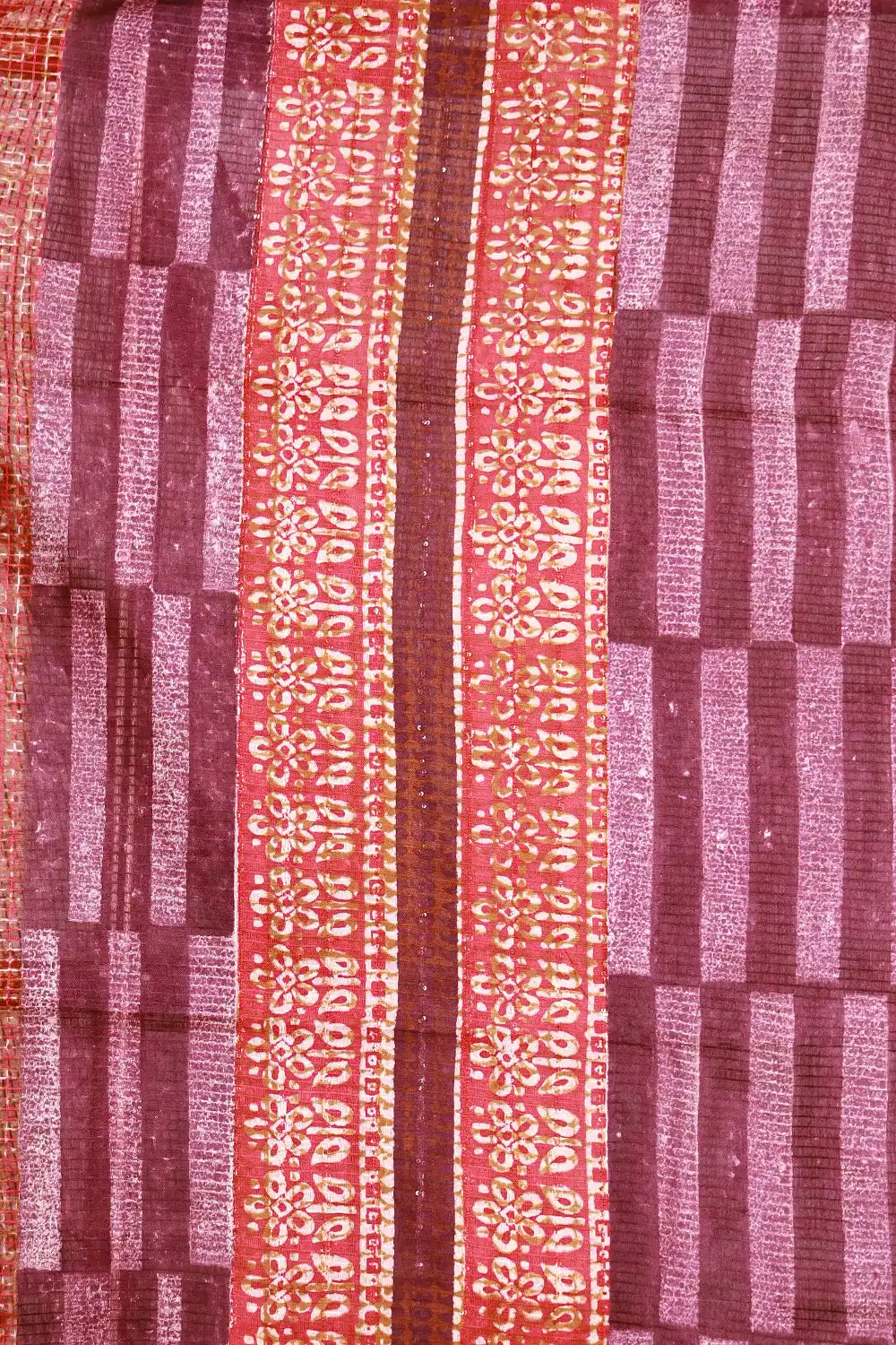 Multi Colour Linen Saree