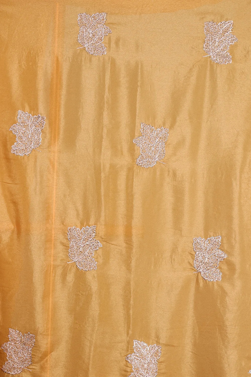 Mustard Yellow Organza Saree