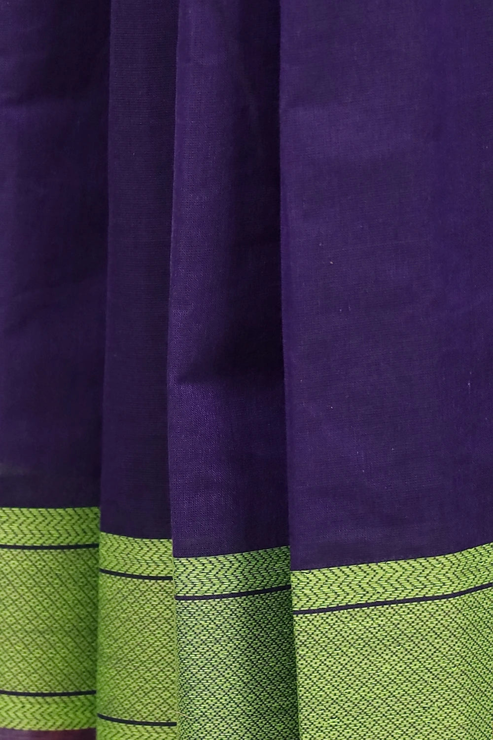 Navy Blue Cotton Saree
