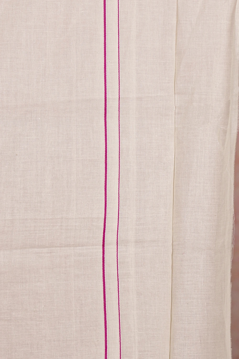 Off White Cotton Set Mundu - Seematti