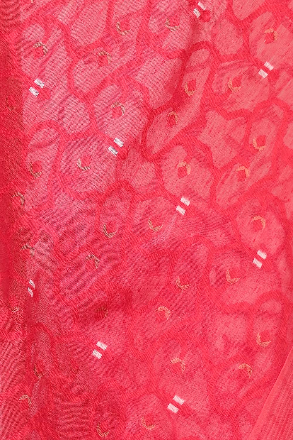 Off White Jute Cotton Saree