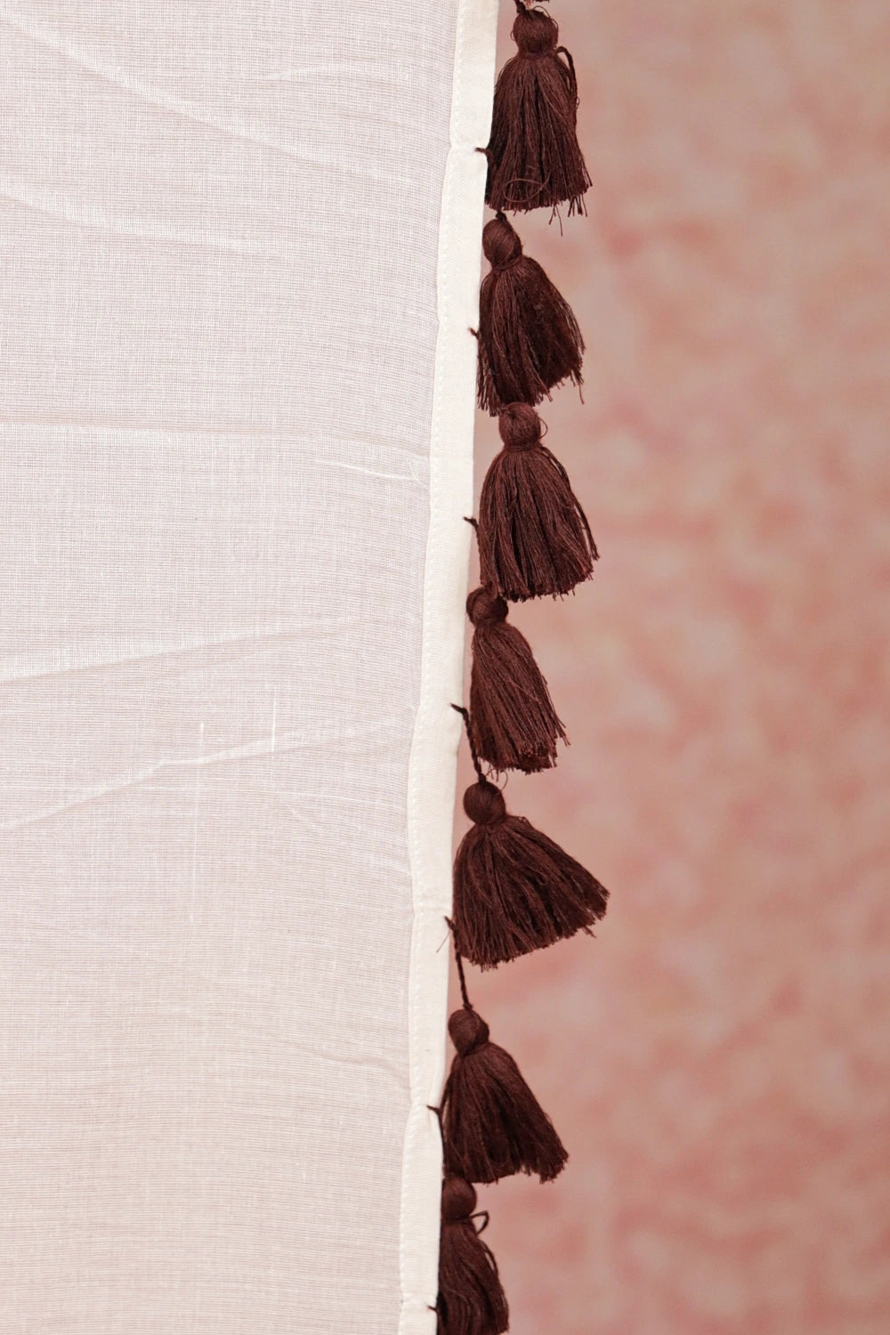 Off White Mul Cotton Kerala Saree - Seematti