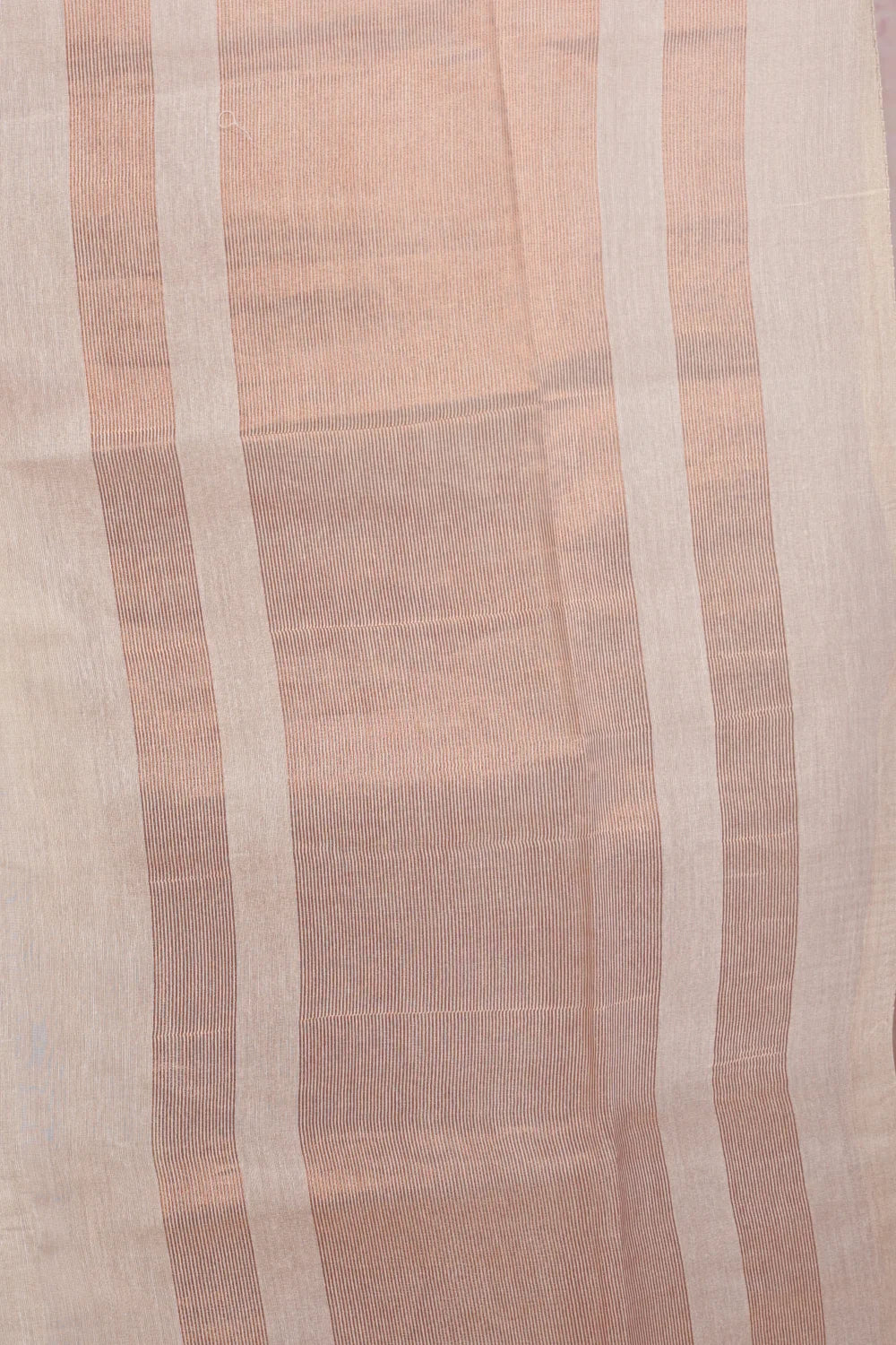 Off White Semi Tissue Kerala Saree