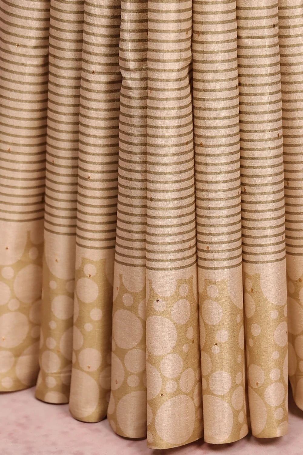 Off White Semi Tussar Saree