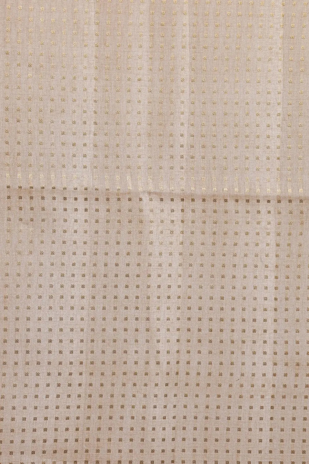 Off White Semi Tussar Saree - Seematti