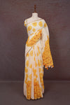 Off White Semi linen Saree - Seematti