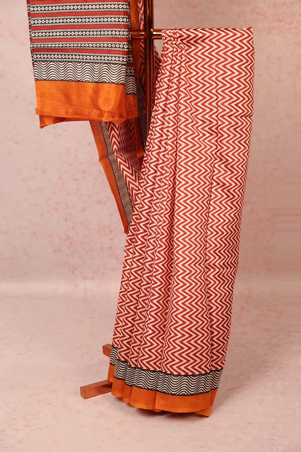 Off WhiteTussar Saree