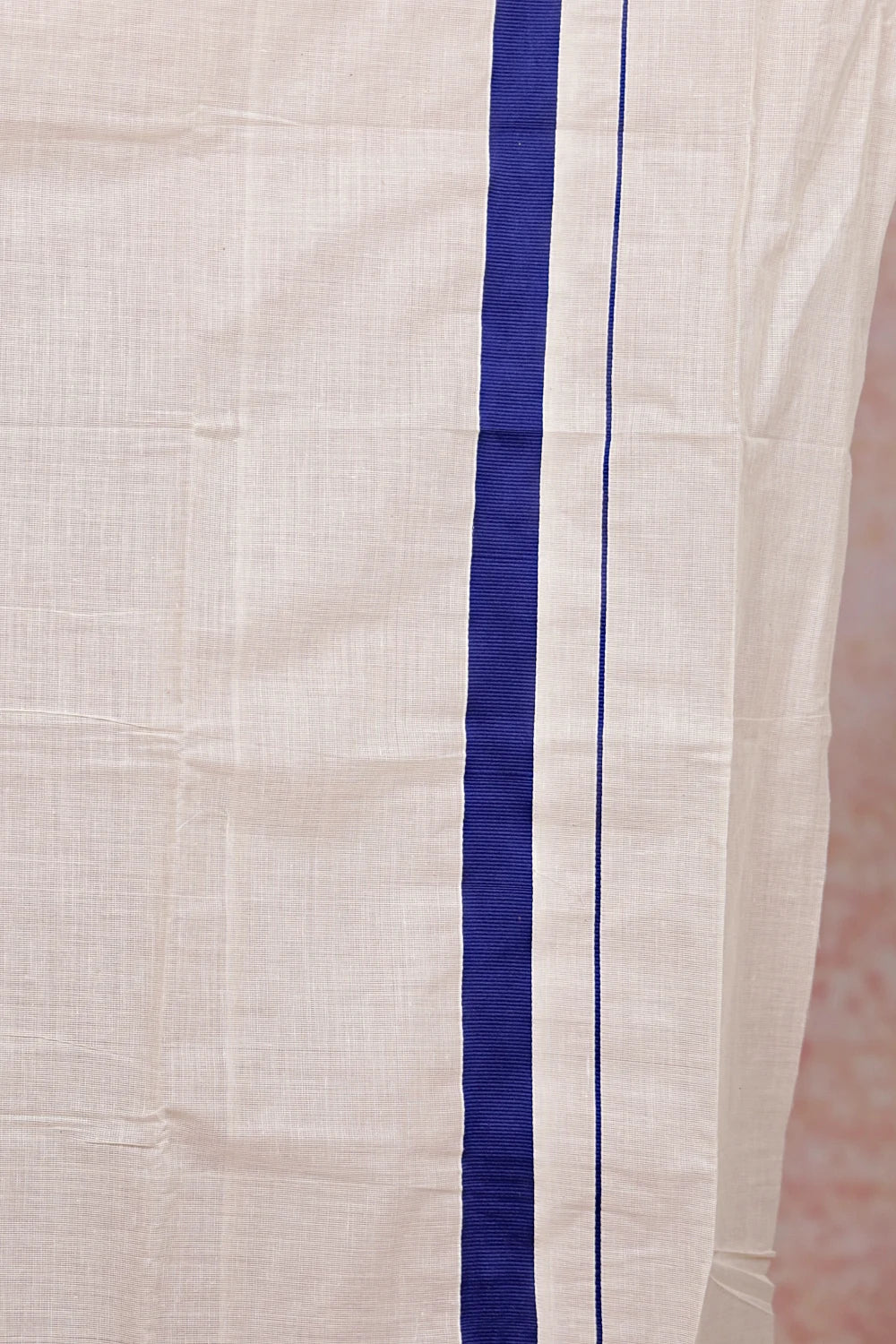 Off white Cotton Set Mundu - Seematti