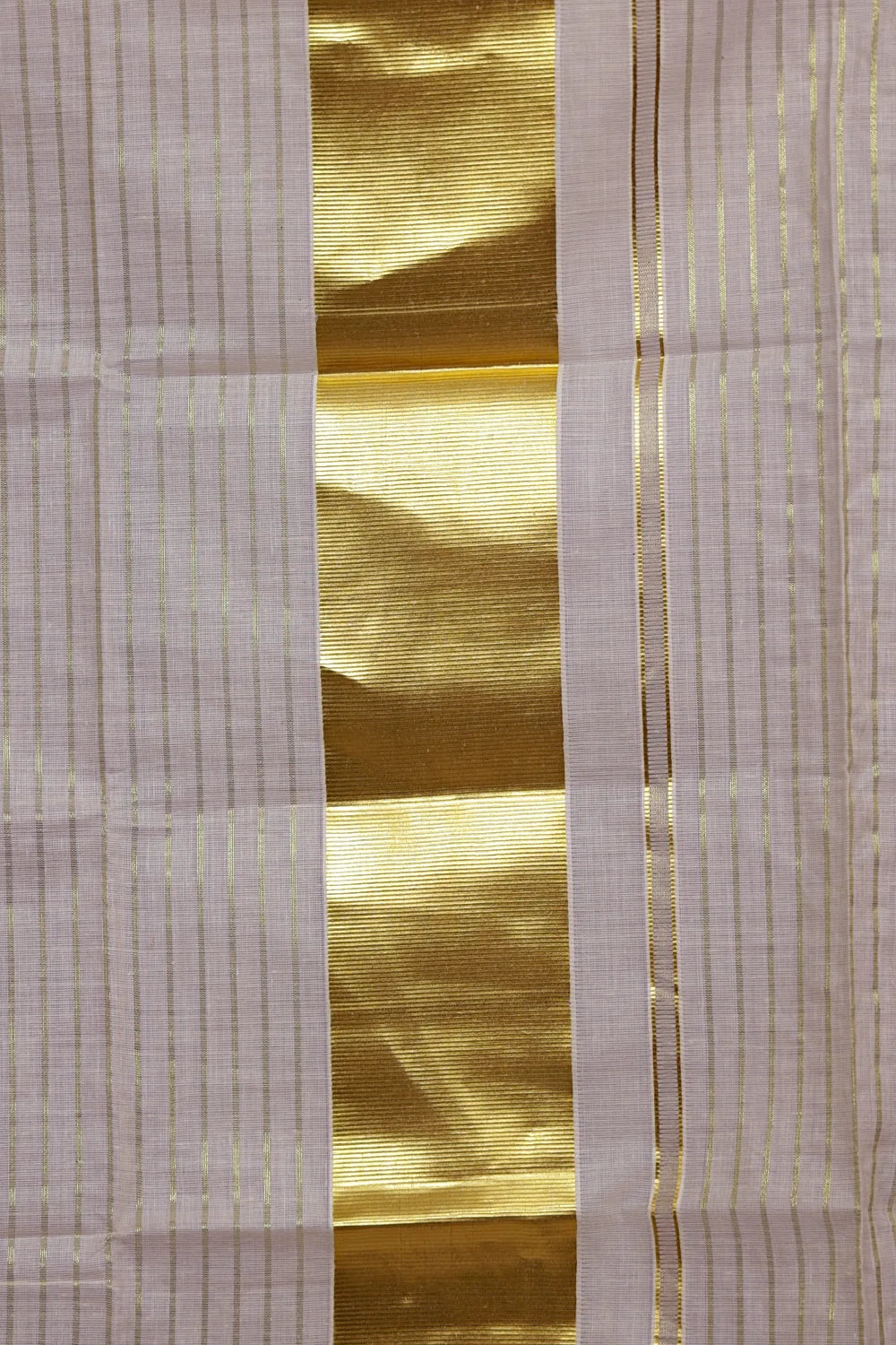 Off white Cotton Set Mundu - Seematti