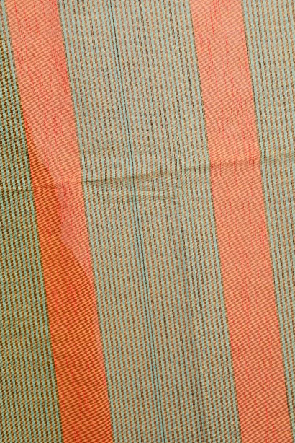 Olive Gold Color Cotton Saree - Seematti