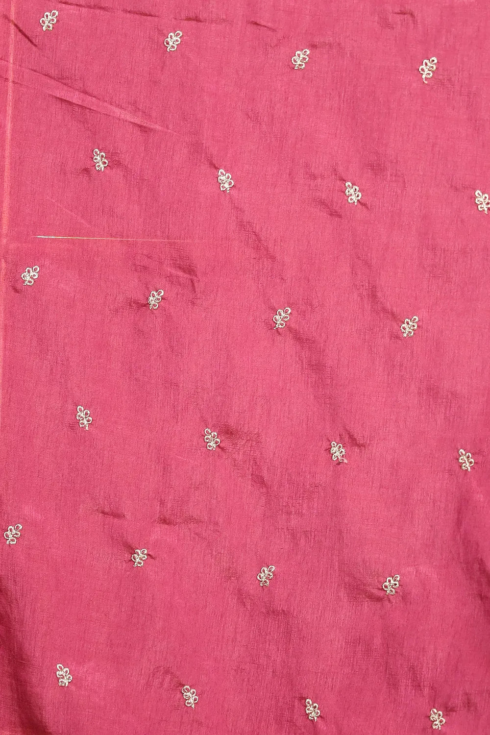 Onion Color Shimmer Saree