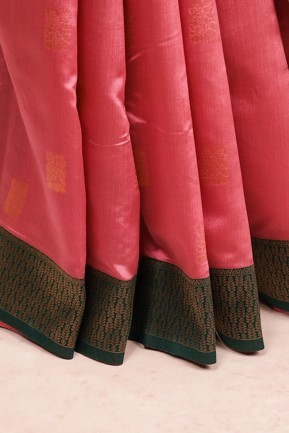 Onion Colour  Semi Silk Saree