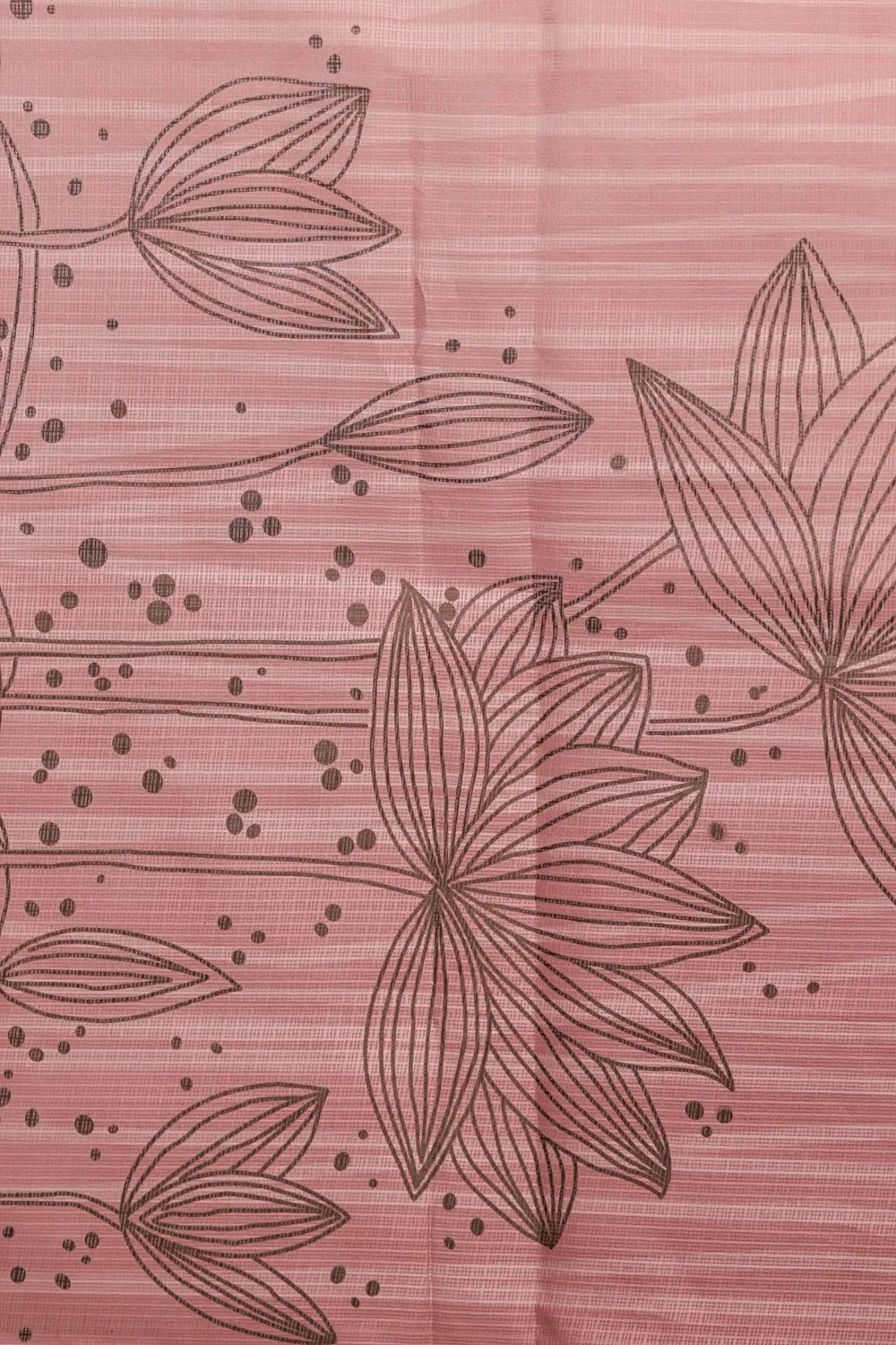 Onion Pink Kota Beads Work Unstitched Churidhar Material