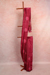 Onion Pink Semi Jute Saree