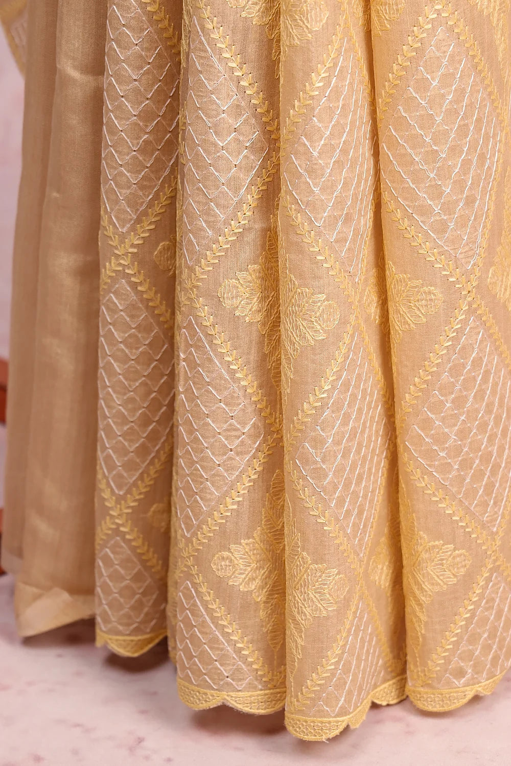 Orange Badhini Saree